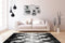 Grijs Zwart vloerkleed - 160x230 cm - A-symmetrisch patroon Symmetrisch patroon - Modern