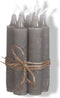 Grijze Dinerkaarsen - Set van 7 - Tafelkaarsen - h.11 Ø2,2