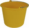 Gripline Gripline-L bouwemmer onbedrukt geel (12ltr)