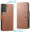 iMoshion Hoesje Geschikt voor Samsung Galaxy S21 Hoesje Met Pasjeshouder - iMoshion Luxe Bookcase - Bruin