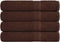 vidaXL - Saunahanddoeken - 4 - st - 80x200 - cm - 360 - g/m² - 100% - katoen - bruin