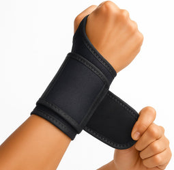 MR.PANACHE Polsbrace - Ergonomisch ontwerp - Verstelbare pasvorm - Zwart