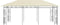 vidaXL - Prieel - met - klamboe - 6x3x2,73 - m - antraciet