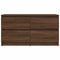 vidaXL - Tv-meubel - 100x35x54 - cm - bewerkt - hout - bruin - eikenkleur