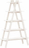 vidaXL - Opbergek - 5-laags - A-vorm - 110x40x180,5 - cm - massief - grenenhout