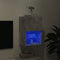 vidaXL - Tv-meubel - met - LED-verlichting - 40,5x30x60 - cm - betongrijs