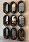 Wanddecoratie 9 kaarsen - kaarsenhouder goud - wandspiegel