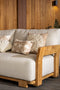 Dutch Decor MORGAN - Kussenhoes 45x45 cm - Irish Cream - beige - met rits - zonder binnenkussen