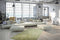 Groen vloerkleed - 160x230 cm - Effen A-symmetrisch patroon - Modern Modern