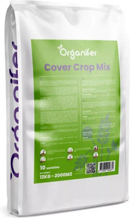 Groenbemester – Vanggewas Mix – 10 Soorten (12 kg - 2000 m2), Diverse Groenbemesters, Bodemgezondheid, Bodemverrijking, Stikstofbindende Planten, Groenbemesters, Groenbemesterszaden, Duurzame Landbouw, Erosiebestrijding, Bodemverbetering - Organifer