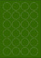 Groene A4 etiketten 40 mm rond (100 vel)