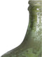 Groene antieklook fles vaas/vazen van glas 27 x 42 cm - Diego - Woonaccessoires/woondecoraties - Glazen bloemenvaas - Flesvaas/flesvazen