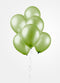 Groene ballonnen metallic | 10 stuks