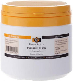 Groene Os Psyllium Husk 125 gr. hond kat