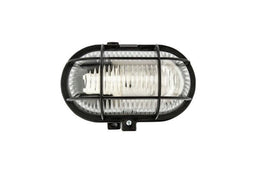 Groenovatie Bulleye Plafond-/ Wandarmatuur E27 Fitting - Waterdicht IP44 - 170x125x110 mm - Zwart