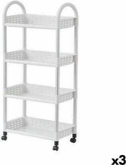 Groentetrolley Confortime Aluminium Plastic 45 x 25 x 104 cm (3 Stuks)