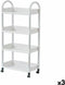 Groentetrolley Confortime Aluminium Plastic 45 x 25 x 104 cm (3 Stuks)