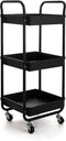 Groentetrolley Quid Apolo Zwart Metaal 34,5 x 29,5 x 77 cm