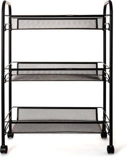 Groentetrolley Quid Tito Zwart Metaal 44 x 26 x 63 cm