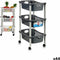 Groentetrolley Stefanplast Wit Antraciet Plastic 40 x 29,5 x 68,5 cm (44 Unidades)