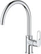 GROHE BauFlow Keukenkraan - hoge draaibare uitloop - chroom - 31538001