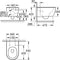GROHE Essence hangend toilet