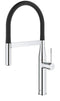 GROHE Essence New Professional Keukenkraan - Hoge draaibare uitloop - 2 straalopties - Chroom