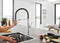 GROHE Essence New Professional Keukenkraan - Hoge draaibare uitloop - 2 straalopties - Chroom