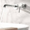 GROHE Essence New Wandgemonteerde Inbouw Wastafelkraan - afbouwdeel - exclusief inbouwdeel - chroom - Waterbesparend