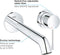 GROHE Essence New Wandgemonteerde Inbouw Wastafelkraan - afbouwdeel - zonder inbouwdeel - lange uitloop - chroom - Waterbesparend