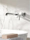 GROHE Essence New Wandgemonteerde Inbouw Wastafelkraan - afbouwdeel - exclusief inbouwdeel - chroom - Waterbesparend