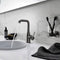 GROHE Essence New Wastafelkraan - hoge draaibare uitloop - met trekwaste - hard graphite geborsteld (mat antraciet)- Waterbesparend