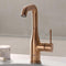 GROHE Essence New Wastafelkraan - hoge draaibare uitloop - met trekwaste - sunset gold (mat brons) - 32628DL1