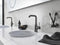 GROHE Essence New Wastafelkraan - hoge draaibare uitloop - met trekwaste - hard graphite geborsteld (mat antraciet)- Waterbesparend