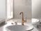 GROHE Essence New Wastafelkraan - hoge draaibare uitloop - met trekwaste - sunset gold (mat brons) - 32628DL1
