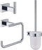 GROHE Essentials Cube Accessoireset - Toiletrolhouder - Toiletborstelset - Handdoekhaak - Chroom