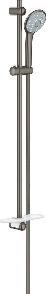 GROHE Euphoria Massage Doucheset - Glijstangset - Handdouche ø 11 cm - Glijstang 90 cm - Doucheslang 175 cm - Hard graphite geborsteld (mat antraciet)