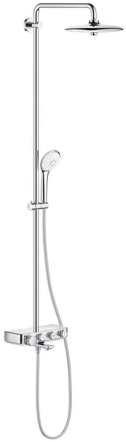 GROHE Euphoria Smartcontrol 260 Regendouche - ø 26 cm - Met badthermostaat - Verstelbare wandbevestiging - Chroom