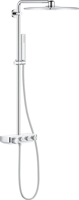 GROHE Euphoria SmartControl 310 Cube Duo Regendouche - □ 31 cm - Vierkant - Wit