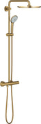 GROHE Euphoria XXL 310 Regendouche - ø 31 cm - Met thermostaatkraan - Cool sunrise geborsteld (mat goud) - 26075GN0
