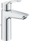 GROHE Eurosmart Wastafelmengkraan - M-Size - metalen hendel - SilkMove StarLight EcoJoy - temperatuurbegrenzer - chroom