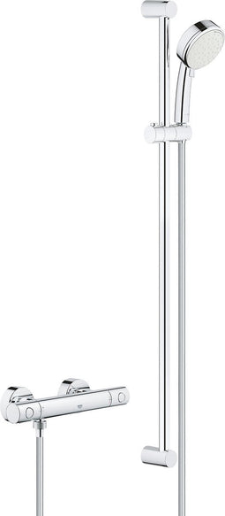 GROHE Grohtherm 800 Cosmopolitan Comfortset - 900mm - incl. koppelingen - chroom - 34769000