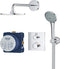 GROHE Grohtherm Perfect doucheset - inbouw regendouche - ø 21 cm - met Rainshower Cosmopolitan douchekop - Chroom
