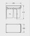 GROHE Inbouw Prullenbak - 2 afvalbakken (2x15L) - 40855000
