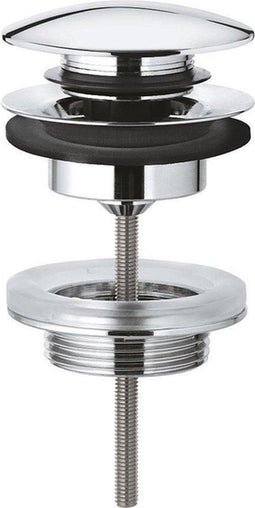 GROHE Lineare New Wastafelkraan XS - Extra lage uitloop - Met push open waste - Chroom