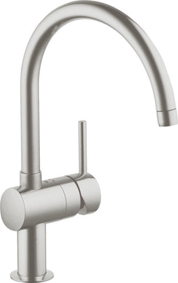GROHE Minta Keukenkraan - draaibare hoge C-uitloop - 1 straalstand - RVS (supersteel) - 32917DC0