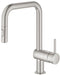 GROHE Minta keukenkraan - Met uittrekbare handdouche - 2 straalsoorten - RVS (supersteel)