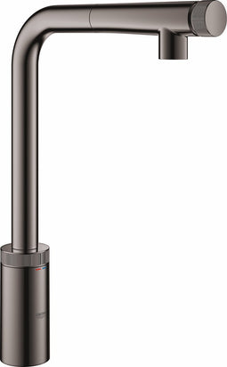 GROHE Minta Smartcontrol Keukenkraan - uittrekbare sproeikop - 140 graden draaibaar - hard graphite (antraciet) - 31613A00