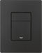GROHE QuickFix Even Bedieningspaneel - EcoJoy - mat zwart - anti vingerafdruk - 38966KF0