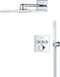 GROHE QuickFix Precision SmartControl inbouw douchesysteem - Vierkant - Chroom